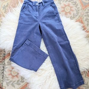 Everlane wide leg twill pants